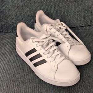 Adidas White Grand Court Shoes Size 12